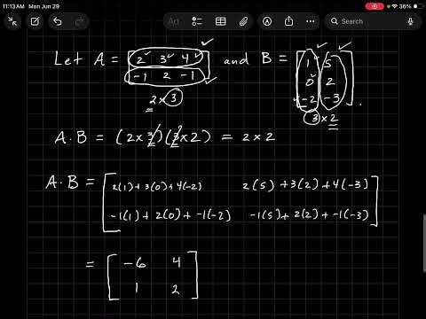 Matrix Addition and Multiplication