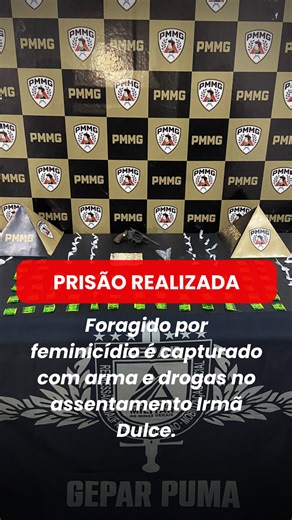 REPÓRTER LÉO SOARES on Instagram: "Durante operação de prevenção a homicídios no assentamento Irmã Dulce, a equipe do GEPAR (169ª Cia) prendeu um foragido da Justiça, que era da cidade de Pirapora, com mandado pelo crime de feminicídio. Com o autor, foram apreendidos um revólver calibre .32, grande quantidade de entorpecentes e dinheiro."