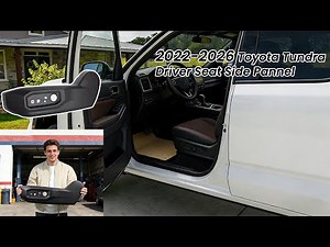 Fix Cracked Seat Trim Panel! For 2022-2026 Toyota Tundra Driver Side