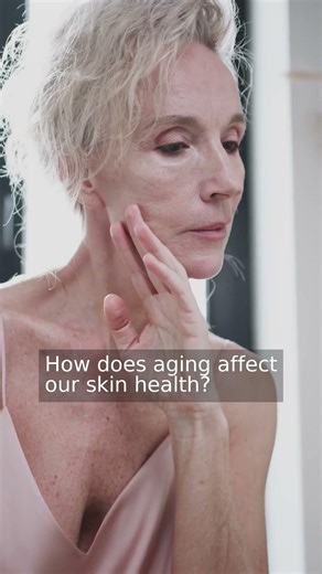 How does aging affect our skin health?