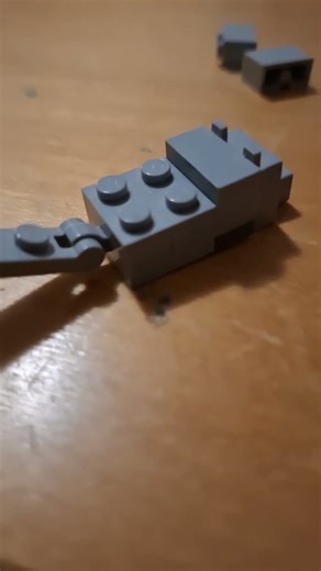 i built a lego minecraft wolf