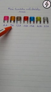 Code couleur fusible électrique ⚡ #InstallationÉlectrique #électricité #électricien #Électromécanique | Electricité