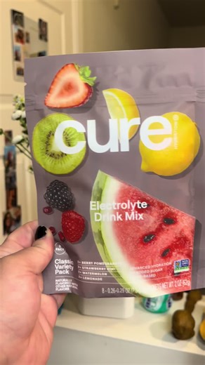 Turn your water into WOW! Cure Hydration | Electrolyte Drink Mix | No Added Sugar | Dehydration Relief Powder Made with Coconut Water | Non-GMO | Vegan | Plant-Based #watertok #loadedwater #hydration #vegan #noaddedsugar