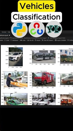 YOLOv8 Can Classify Vehicles?! #computervision #deeplearning #machinelearning #opencv #coding #ai