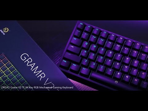 DREVO Gramr V2 TE 84-Key Wired RGB Mechanical Gaming Keyboard