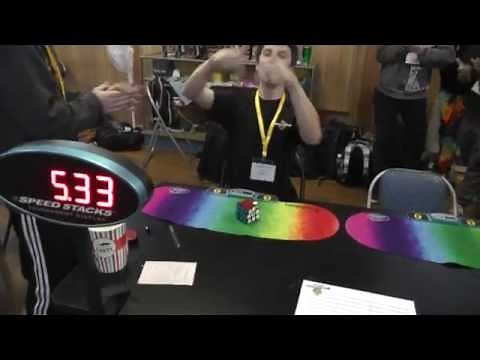 Rubik's cube world record fail (5.33 DNF)