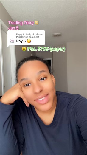 Replying to @Lady of Leisure Problems Another day of progress but the confidence is not at 100% lol but the audacity is 🙂‍↕️ … time to go study 📚 🏃‍♀️ #retireearly #richgirlera #tradingjourney