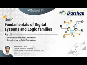 Octal to Hexadecimal Conversion & Hexadecimal to Octal Conversion | Unit-1 #05