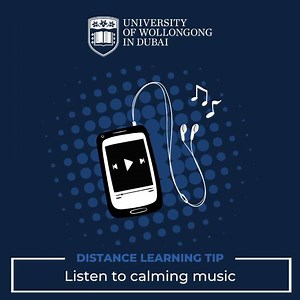 #UOWDStudyTips: Research has found that certain types of music can be beneficial to us while we study - classical, instrumental, and lo-fi beats make good background music and can actually help us to concentrate better. Try to avoid listening to songs with lyrics as they can be distracting when you are trying to focus. #UOWD #UniversityOfExcellence #ChangeYourFuture #DistanceLearning #WFH | University of Wollongong in Dubai