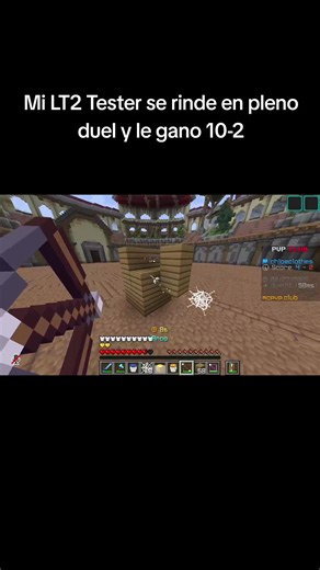 Defeating My LT2 Tester in Minecraft PvP Duel