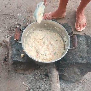 Cassava puree with delicious shrimp | Recipe in the countryside