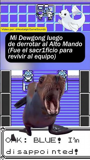 Dewgong Carreando la Liga Pokemon
