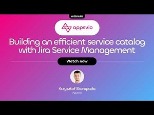 Building an efficient service catalog with Jira Service Management