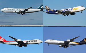 世界各大航司的波音747-8F现役数量