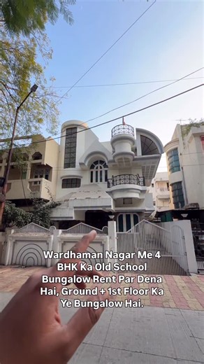 Gajanan_property_nagpur on Instagram: "4 Bhk Bungalow For Rent In Nagpur❤️ • Location - Wardhaman Nagar, Nagpur • Newly Painted • Residential & Commercial Use • Newly Renovated • Rent - 40,000/- (Negotiable) • Deposit - 2 Months + Rent Advance • Brokerage - 1 Month Rent Amount • ☎️- +918459540878 • Call Timing - 11am to 8pm . #4bhk #bungalow #wardhamannagar #nagpur #viral . {4bhk, land, house, villa, bunglow, kothi, nagpur, nagpurcity, cityoforange, nagpurdesigner, reel, reelsinstagram, reelitfe