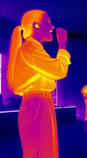 Infrared POV: Singer's Shocking Stage Fart Caught! #IRCamera #LiveFail #Oops