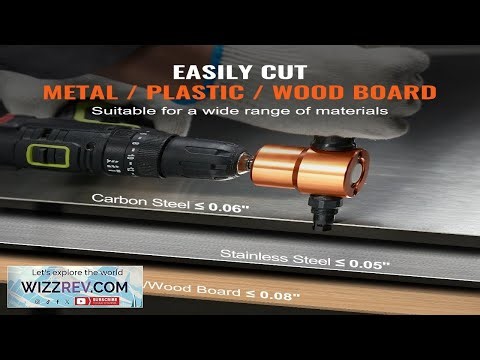 VEVOR Double Head Sheet Metal Nibbler Cutter 360 Degree Metal Nibbler Drill