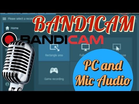 BANDICAM How to Record PC & Microphone Audio Seperately 2 Audio Tracks with Bandicam Screen Recorder