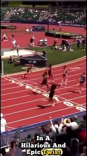 Epic Sports Fail Athlete Rolls Across Finish Line After Stumble! 😂