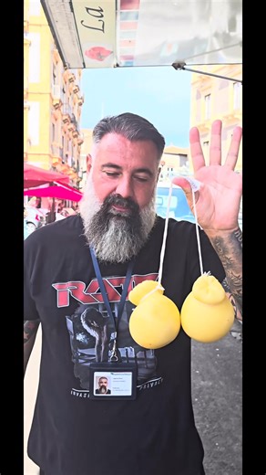 This Caciocavallo from Ragusa is made from cow milk. The technique to hang it to let it age makes it look like horse balls therefore CACIOCAVALLO… #ragusa #caciocavallo #sicily #sicilia #rockinkitchensicily | Rockin Kitchen Sicily