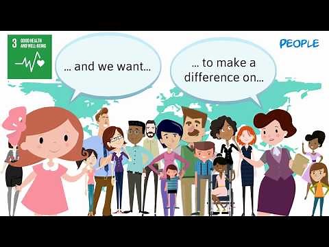 SDG 3 Health and Well Being. Sustainable Development Goals