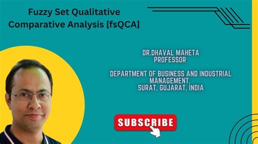 Fuzzy Set Qualitative Comparative Analysis (fsQCA) || Dr. Dhaval Maheta | Dr. Dhaval Maheta