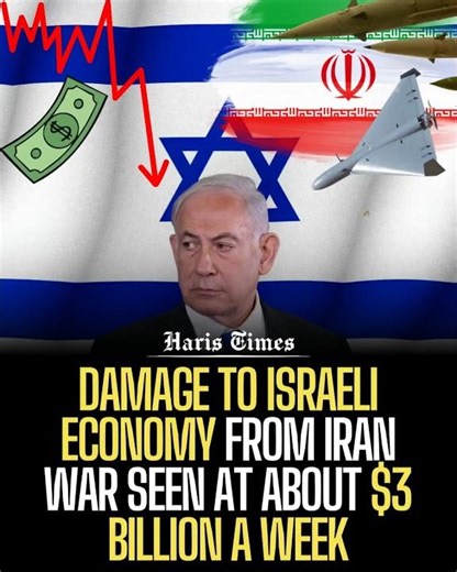 Damage to Israeli economy from Iran war seen at about $3 billion a week
