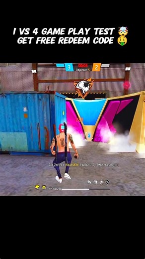 FREE REDEEM CODE GIVEAWAY 🤑 | LIVE 1vs4 CHALLENGE WIN REWARD | FREE FIRE #freefire