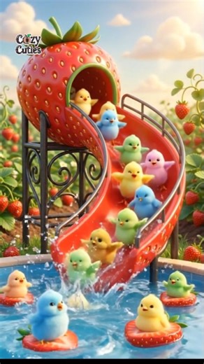 Cozy ‣ Peach ‣ Cuties on Instagram: "Mini cute animals sliding so much adorable 😍🥰 kids love this style 😆😂 #LondonLife #animal #adorable #pets #insta"