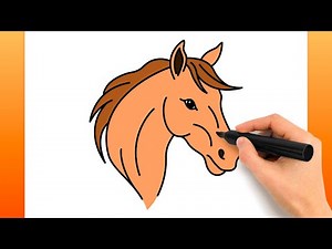 Comment Dessiner Une Tête De Cheval (Tutoriel De Dessin Facile)