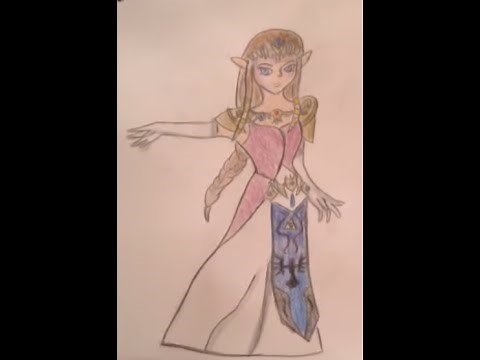 How to draw Zelda
