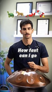 Handpan speed challenge 😍🎶 #handpan