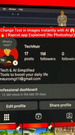 Change Text in Any Image Instantly with AI 😱🔥| Rapcut App Explained (No Photoshop)#ai #aitools #tech
