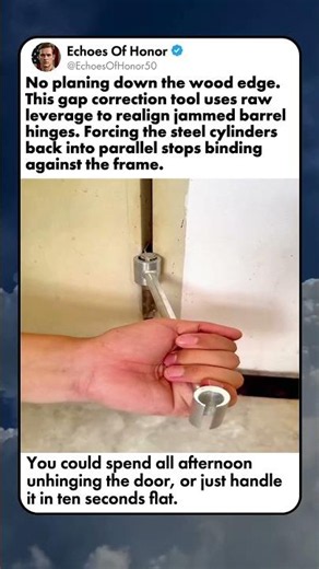 REPAIR TOOL TRICK FIXES SAGGING DOORS