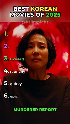 The Best Korean Movies of 2025!