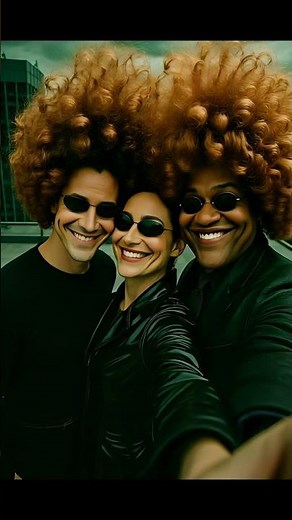 Matrix Reloaded… with Afros?! 🤯😂 | Epic Selfie Moment!