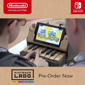 9.5K views · 22 reactions | From a playable piano to a robot suit, invent new, family-friendly ways to enjoy Nintendo Switch technology with Nintendo Labo. Available for pre-order now. | My Nintendo Store UK & Ireland | Facebook