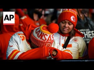 Kansas City Chiefs fans react after Super Bowl loss