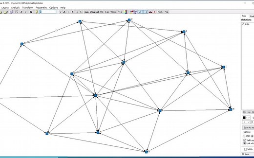 社会网络分析-ucinet基本操作