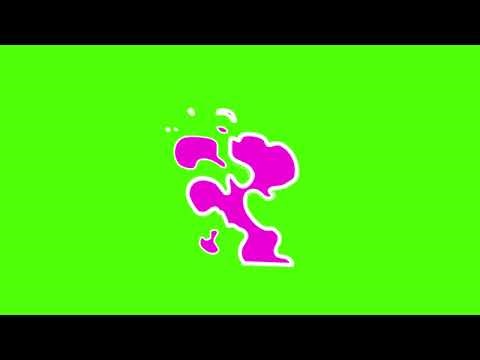 Liquid Splash Effect on Green Screen | Ink Burst Animation | FREE Footage for Video Editing 💥