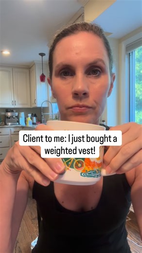 Suzanne Schwarz | Women’s Fitness + Nutrition Coach on Instagram: "💁‍♀️Does this make me blunt? Yep. Does it make me wrong? Nope. I REALLY thought the weighted vest marketing had cooled off… But here we are. Let’s be clear: ✔ A vest can raise heart rate ✔ It can increase work output ✔ It can make workouts harder If you enjoy walking with one for cardio? Cool. BUT… Walking with a vest does not magically improve bone density. Walking with a vest does not “accelerate fat loss.” Here’s the science.
