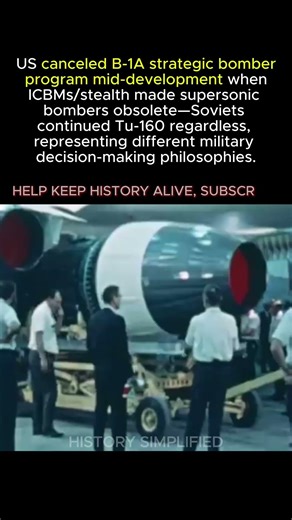 Why the US Canceled the B-1A (While Russia Doubled Down) || WW2 #shorts #ww2