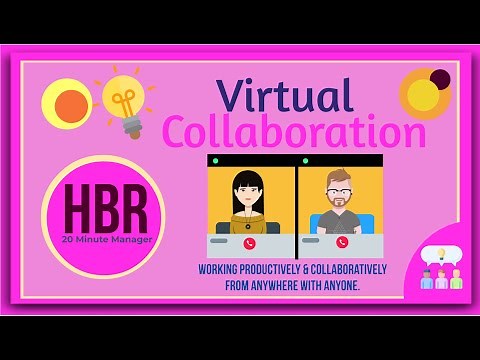 Virtual Collaboration By Harvard Business Review: 20 Minute Manager series: Animated Summary