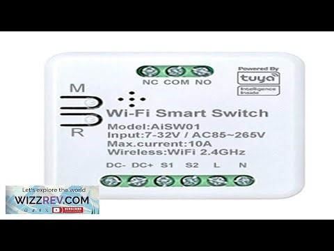 Tuya Smart WiFi Zigbe Switch Module 10A Dry Contact Inching Mode for Motor