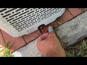 How to drain Hisense 8000 BTU Portable Air Conditioner