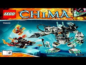 LEGO instructions - Chima - 70223 - Icebite's Claw Driller (Book 2)