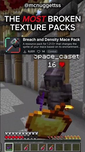 THE MOST BROKEN TEXTURE PACKS 🤯 #minecraft #pvp #marlowww #best