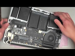 13" inch Retina MacBook Pro A1502 Late 2013 Mid 2014 Disassembly Battery Replacement Repair