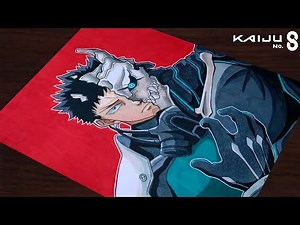 How to Draw"Kafka Hibino"Kaiju No.8 step by step (Tutorial) for beginners||Kaiju no. 8