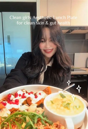 You are what you eat, beautiful❤️ This fulfilling healthy lunch plate will make you feel great today✨ #Foodie #Cooking #HomeChef #EasyRecipes #vlig